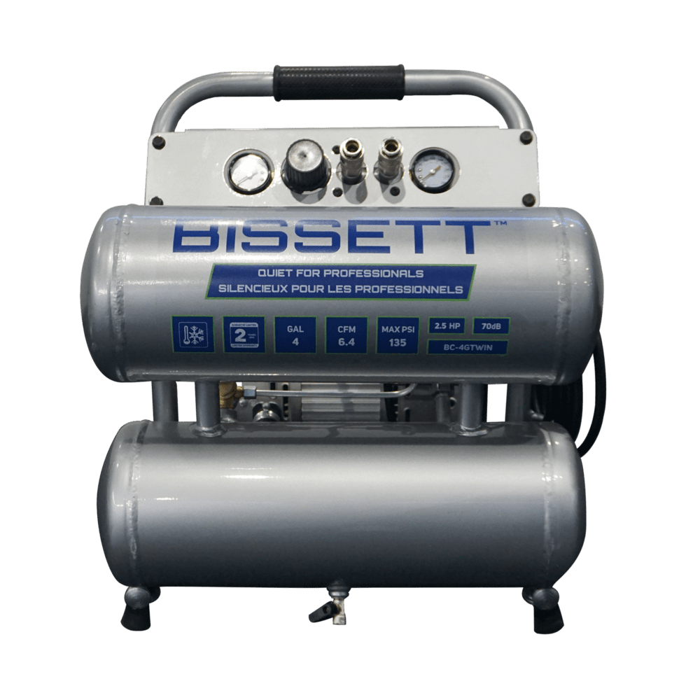 BISSETT BC - 4GTWIN 4 Gal Twinstack Compressor - Mississauga Hardware Centre Inc