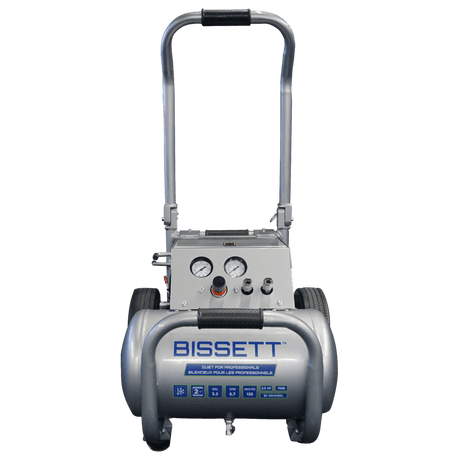BISSETT BC - 5GWHEEL 5.2 Gal Roll Caged Compressor - Mississauga Hardware Centre Inc