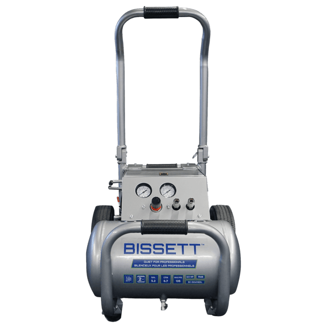 BISSETT BC - 5GWHEEL 5.2 Gal Roll Caged Compressor - Mississauga Hardware Centre Inc