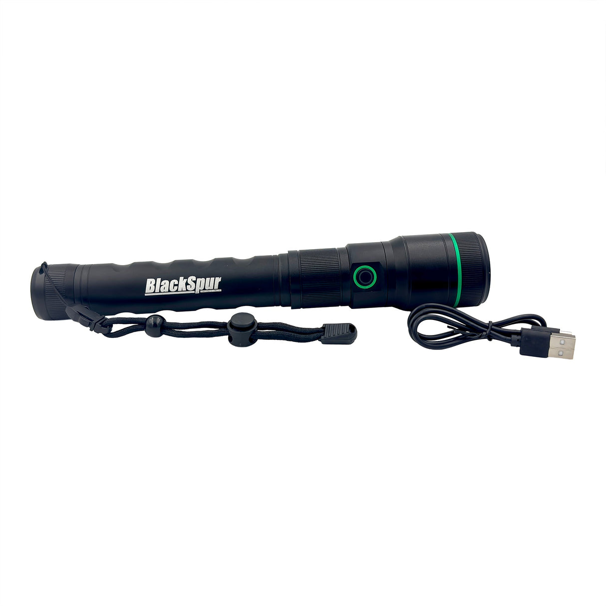 BlackSpur 89110 3000LM Rechargeable Flashlight - Mississauga Hardware Centre Inc