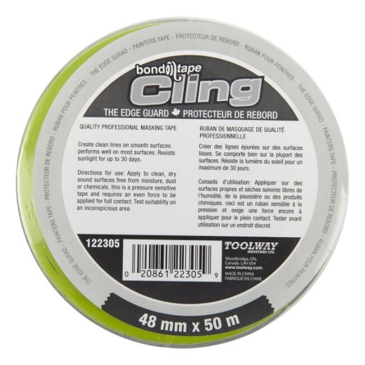 Bond - n - Tape Cling Edge Guard Painters Tape 48mm x 50m - Mississauga Hardware Centre Inc