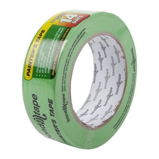 Bond - n - Tape Painters Tape 36mm x 50m Green - Mississauga Hardware Centre Inc