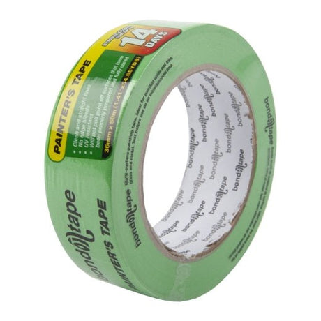 Bond - n - Tape Painters Tape 36mm x 50m Green - Mississauga Hardware Centre Inc