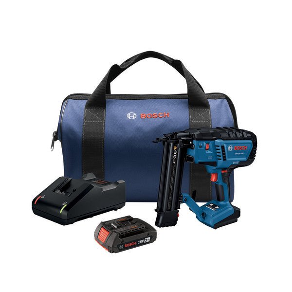 Bosch 18V Brushless 18 - Gauge Brad Nailer Kit with (1) 2 Ah Standard Power Battery - Mississauga Hardware Centre Inc