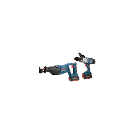 Bosch | CLPK20 - 180 18V 2 - Tool Litheon Combo Kit with Hammer Drill Driver Reciprocating Saw - Mississauga Hardware Centre Inc
