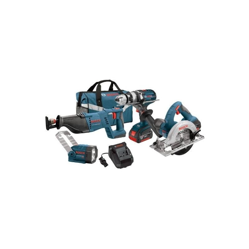 Bosch | CLPK402 - 181 18V 4 - Tool Lithium - Ion Cordless Combo Kit | BFP - Mississauga Hardware Centre Inc
