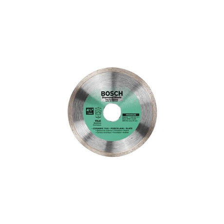 Bosch | DB4543 4 - 1/2" Premium Continuous Rim Diamond Blade for Clean Cuts - Mississauga Hardware Centre Inc