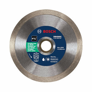 Bosch | DB4566C 4 - 1/2 In. Premium Plus Continuous Rim Diamond Blade for Clean Cuts - Mississauga Hardware Centre Inc