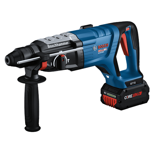 Bosch GBH18V - 28DCK24 18V Brushless Connected - Ready SDS - plus® Bulldog™ 1 - 1/8 In. Rotary Hammer Kit with (2) CORE18V 8 Ah High Power Batteries - Mississauga Hardware Centre Inc