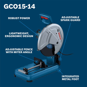 Bosch GCO15 - 14 15 Amp 14 In. Abrasive Cut Off Machine - Mississauga Hardware Centre Inc