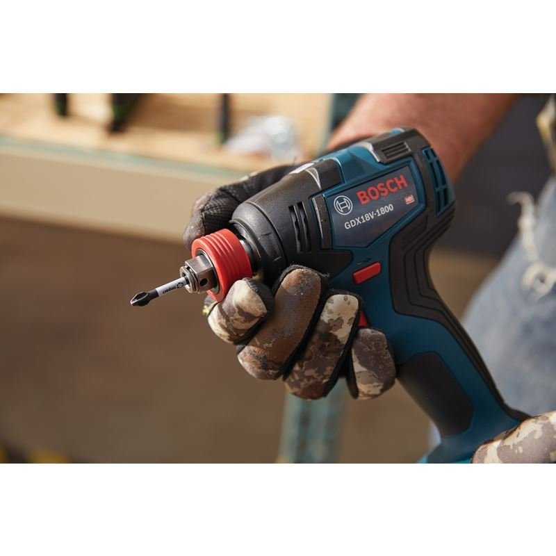 Bosch GDX18V - 1800B12 18V Two - In - One 1/4 In. and 1/2 In. Bit/Socket Impact Driver/Wrench Kit with 2 Ah Standard Power Battery - Mississauga Hardware Centre Inc