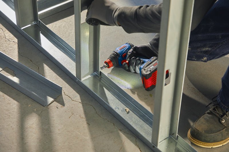 Bosch GDX18V - 1860CB15 18V Connected - Ready Two - In - One 1/4 In. and 1/2 In. Bit/Socket Impact Driver/Wrench Kit with (1) CORE18V 4 Ah Advanced Power Battery - Mississauga Hardware Centre Inc