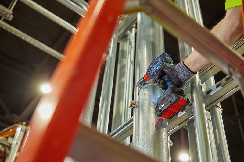 Bosch GDX18V - 1860CB15 18V Connected - Ready Two - In - One 1/4 In. and 1/2 In. Bit/Socket Impact Driver/Wrench Kit with (1) CORE18V 4 Ah Advanced Power Battery - Mississauga Hardware Centre Inc