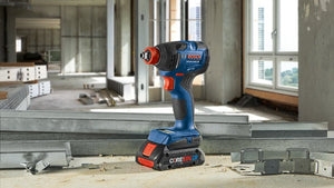 Bosch GDX18V - 1860CB15 18V Connected - Ready Two - In - One 1/4 In. and 1/2 In. Bit/Socket Impact Driver/Wrench Kit with (1) CORE18V 4 Ah Advanced Power Battery - Mississauga Hardware Centre Inc