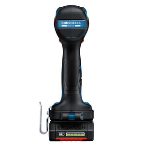 Bosch GDX18V - 1860CB15 18V Connected - Ready Two - In - One 1/4 In. and 1/2 In. Bit/Socket Impact Driver/Wrench Kit with (1) CORE18V 4 Ah Advanced Power Battery - Mississauga Hardware Centre Inc