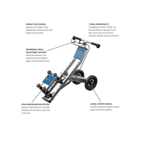 Bosch GHT130 Floor Removal Cart - Mississauga Hardware Centre Inc