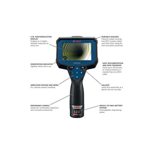 Bosch | GIC4 - 23C 12V Max Connected 5 Ft. Handheld Inspection Camera - Mississauga Hardware Centre Inc