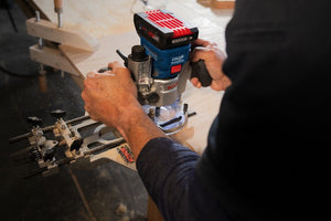 Bosch GKF18V - 25PL14 18V Brushless Colt™ Palm Router Kit with (1) CORE18V® 4 Ah Advanced Power Battery and Plunge Base - Mississauga Hardware Centre Inc