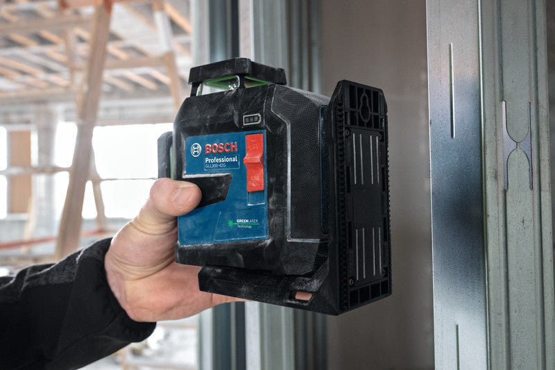Bosch GLL300 - 42GL 3.7V 360⁰ Green - Beam Three - Plane Leveling and Alignment Laser with Li - Ion Battery - Mississauga Hardware Centre Inc