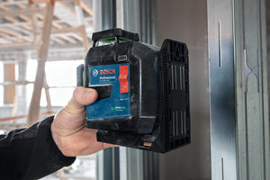 Bosch GLL300 - 42GL 3.7V 360⁰ Green - Beam Three - Plane Leveling and Alignment Laser with Li - Ion Battery - Mississauga Hardware Centre Inc