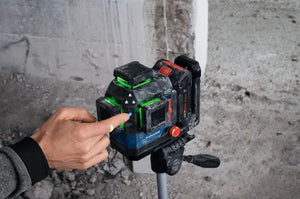 Bosch GLL330 - 80CGL 18V 360º Connected Green - Beam Three - Plane Leveling and Alignment Laser with (1) 4 Ah Battery - Mississauga Hardware Centre Inc