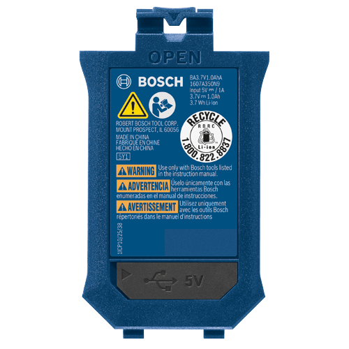 BOSCH GLM - BAT Professional 3.7V Lithium - Ion 1.0 Ah Battery - Mississauga Hardware Centre Inc
