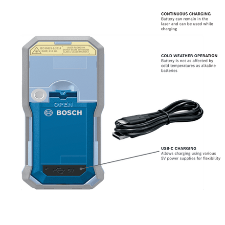 BOSCH GLM - BAT Professional 3.7V Lithium - Ion 1.0 Ah Battery - Mississauga Hardware Centre Inc