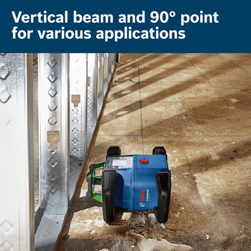 Bosch GRL4000 - 90CHVGK 18V REVOLVE4000 Connected Green - Beam Self - Leveling Horizontal/Vertical Rotary Laser Kit with (1) CORE18V® 4 Ah Advanced Power Battery - Mississauga Hardware Centre Inc