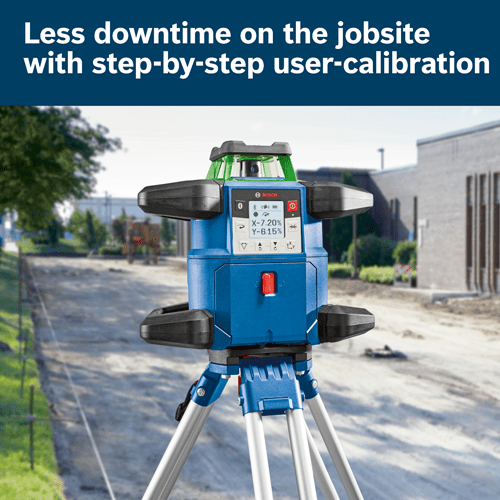 Bosch GRL4000 - 90CHVGK 18V REVOLVE4000 Connected Green - Beam Self - Leveling Horizontal/Vertical Rotary Laser Kit with (1) CORE18V® 4 Ah Advanced Power Battery - Mississauga Hardware Centre Inc