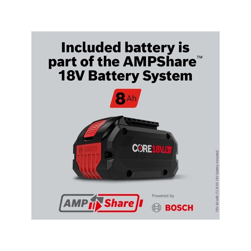 Bosch GSB18V - 1330CB14 PROFACTOR 18V Connected Ready 1/2 In. Hammer Drill/Driver Kit with (1) CORE 18V 8 Ah High Power Battery - Mississauga Hardware Centre Inc