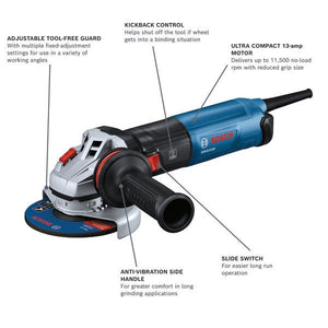 Bosch GWS14 - 50 5 In. Angle Grinder - Mississauga Hardware Centre Inc