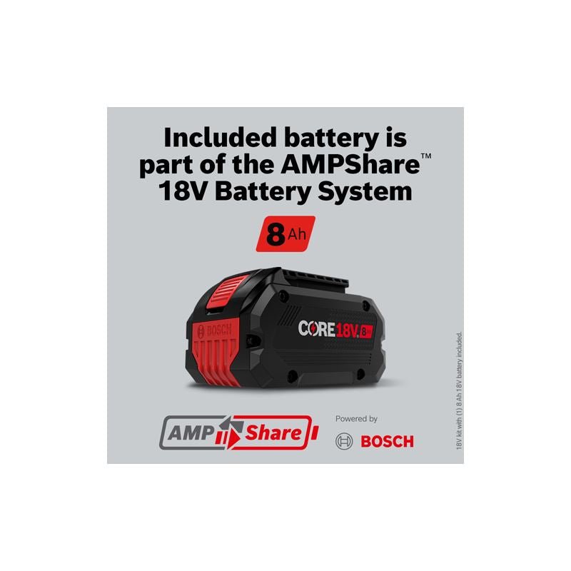 Bosch | GXS18V - 12N14 PROFACTOR STARTER KIT - Mississauga Hardware Centre Inc