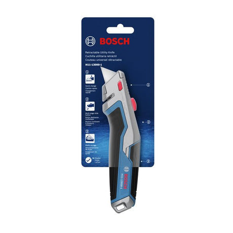 Bosch H11 - 13000 - 1 Retractable Utility Knife - Mississauga Hardware Centre Inc