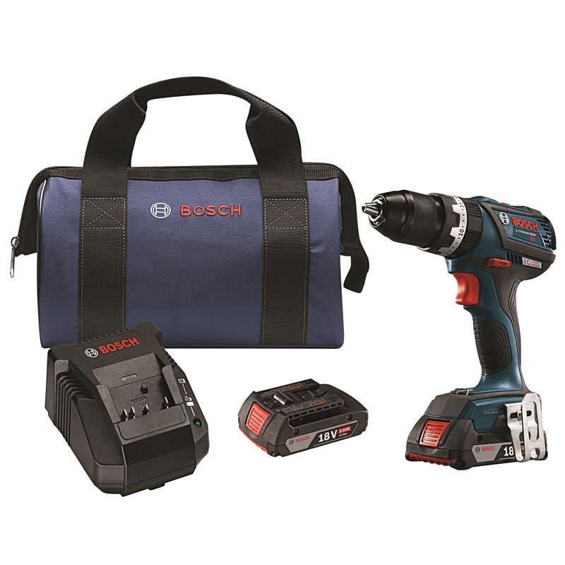 Bosch | HDS183 - 02 18V EC Brushless Compact Tough 1/2 In. Hammer Drill/Driver Kit | BFP - Mississauga Hardware Centre Inc