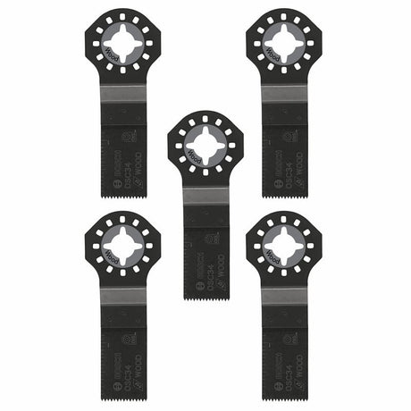 Bosch | OSC34 - 5 3/4 In. x 1 - 1/4 In. Multi - Tool Plunge Cut Blade 5 Pk. - Mississauga Hardware Centre Inc