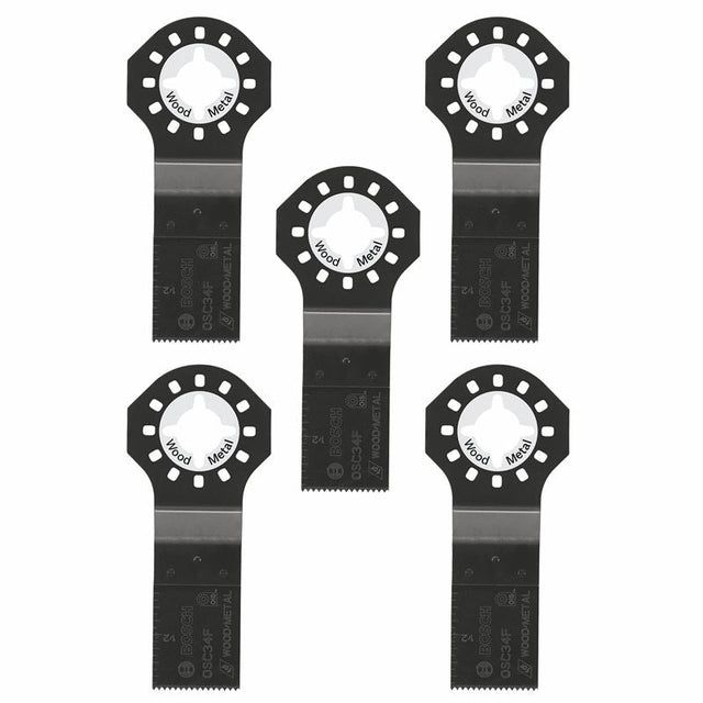 Bosch | OSC34F 3/4 In. x 1 - 1/4 In. Multi - Tool Bi - Metal Plunge Cut Blade - Mississauga Hardware Centre Inc