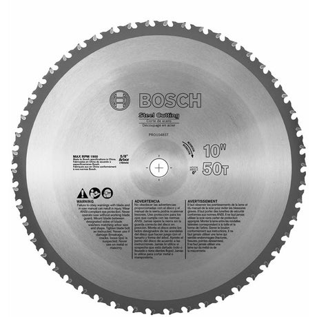 Bosch | PRO1048ST 10" 48 Tooth Ferrous Metal Cutting Circular Saw Blade - Mississauga Hardware Centre Inc