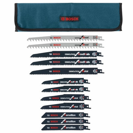 Bosch RD12PK 12 Piece Demolition Reciprocating Saw Blade Set - Mississauga Hardware Centre Inc