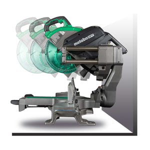 metabo HPT C3612DRAQ4M 36V MultiVolt™ 12" Dual Bevel Sliding Miter Saw w/ Torque Boost Technology (Tool Body Only)