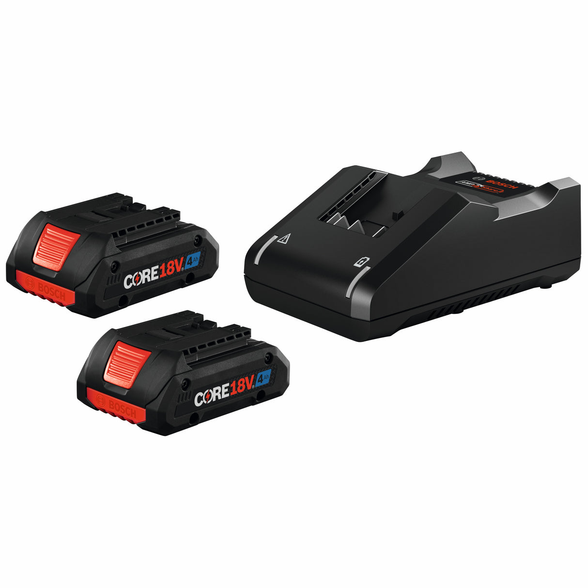 Bosch GXS18V-11N25 18V Starter Kit with (2)18V® 4 Ah  Batteries and (1) 18V Charger