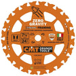 CMT 7 - 1/4in x 24T ZERO GRAVITY FRAMING BLADE - Mississauga Hardware Centre Inc