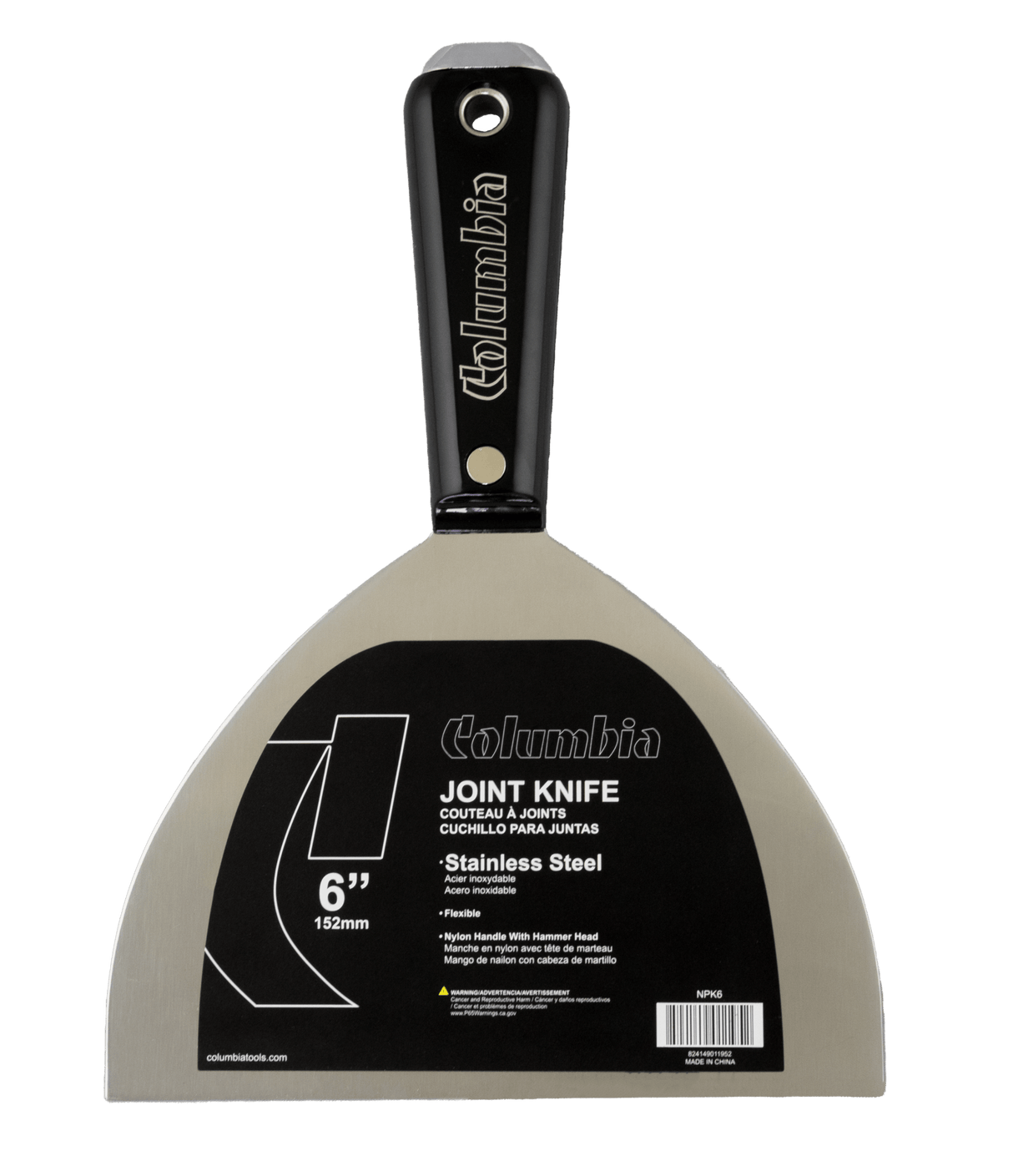 Columbia 6" Nylon Handle Putty Knife - Mississauga Hardware Centre Inc