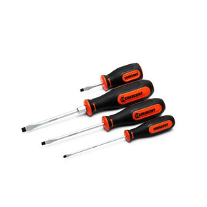 Crescent CSSET4PC 4 Piece Slotted Dual Material Screwdriver Set - Mississauga Hardware Centre Inc