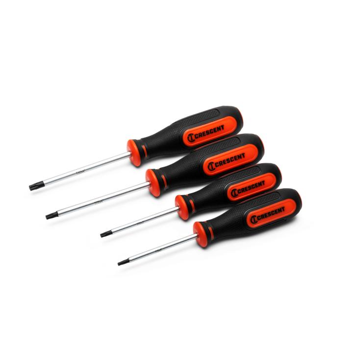 Crescent CTSET4PC 4 Piece Torx® Dual Material Screwdriver Set - Mississauga Hardware Centre Inc