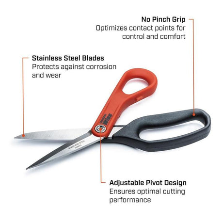 Crescent CW812S 8 - 1/2" Stainless Steel All Purpose Tradesman Shears - Mississauga Hardware Centre Inc