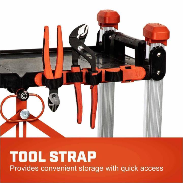 CRESCENT F3SCBL SITERUNNER 3 Shelf Folding Jobsite Cart - Mississauga Hardware Centre Inc