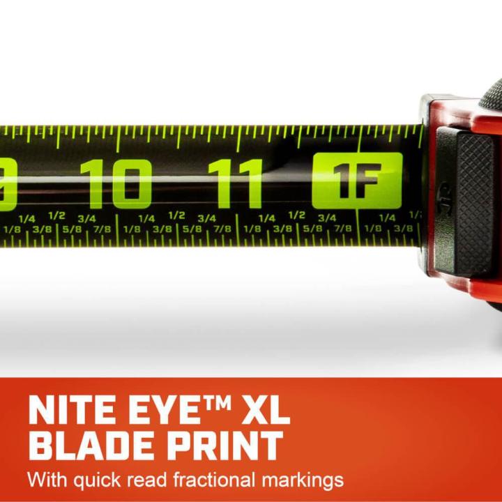 Crescent L1025CB - 02 1 - 3/16" x 25' CONTROLTOUCH NITE EYE™ Tape Measure - Mississauga Hardware Centre Inc