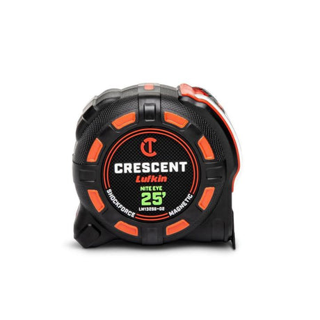 Crescent LM1325B - 02 1 - 1/4" x 25' SHOCKFORCE NITE EYE™ Magnetic Tape Measure - Mississauga Hardware Centre Inc