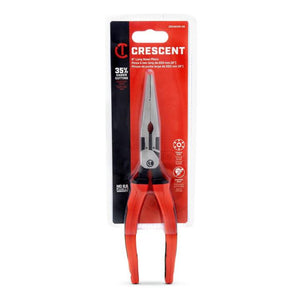 Crescent Z6548CGR - 06 8" Z2 Long Nose Plier with Dual Material Grip Rawhide Handle - Mississauga Hardware Centre Inc