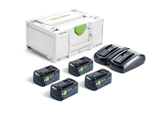 FESTOOL 578675  Energy Set SYS 18V 4xHP5/TCL6DUO